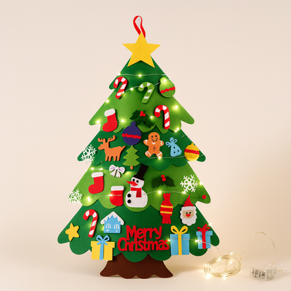 Mon Premier Sapin de Noël en Feutrine  : Jeu Éducatif et Créatif pour Enfants