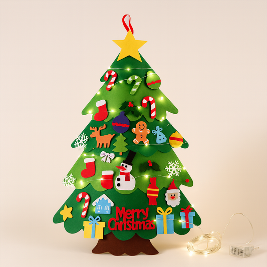 Mon Premier Sapin de Noël en Feutrine  : Jeu Éducatif et Créatif pour Enfants