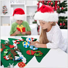 Mon Premier Sapin de Noël en Feutrine  : Jeu Éducatif et Créatif pour Enfants