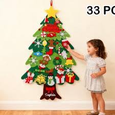 Mon Premier Sapin de Noël en Feutrine  : Jeu Éducatif et Créatif pour Enfants